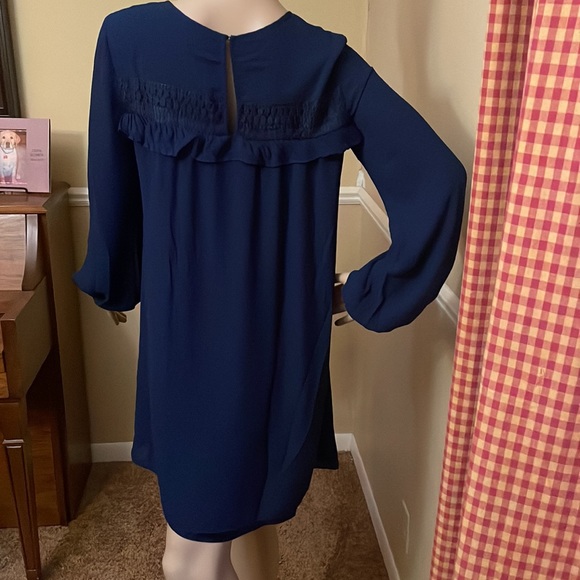 Navy Max Studio baby doll dress size small - Picture 4 of 5